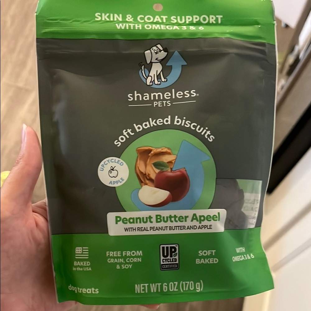 Shameless Pets Peanut Butter Apeel Soft Baked Biscuits
